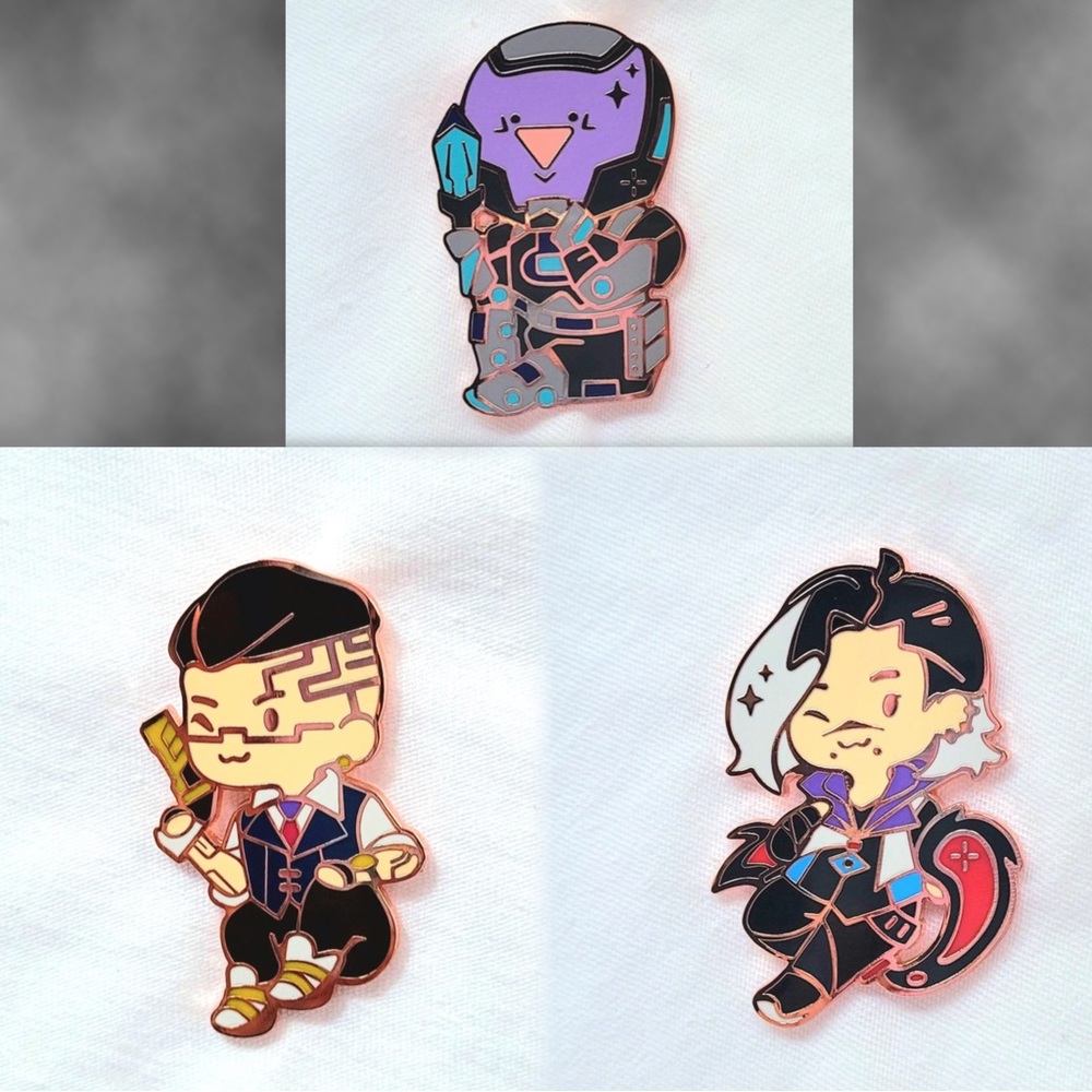 Baby Valor Agents Enamel Pin
Collection.